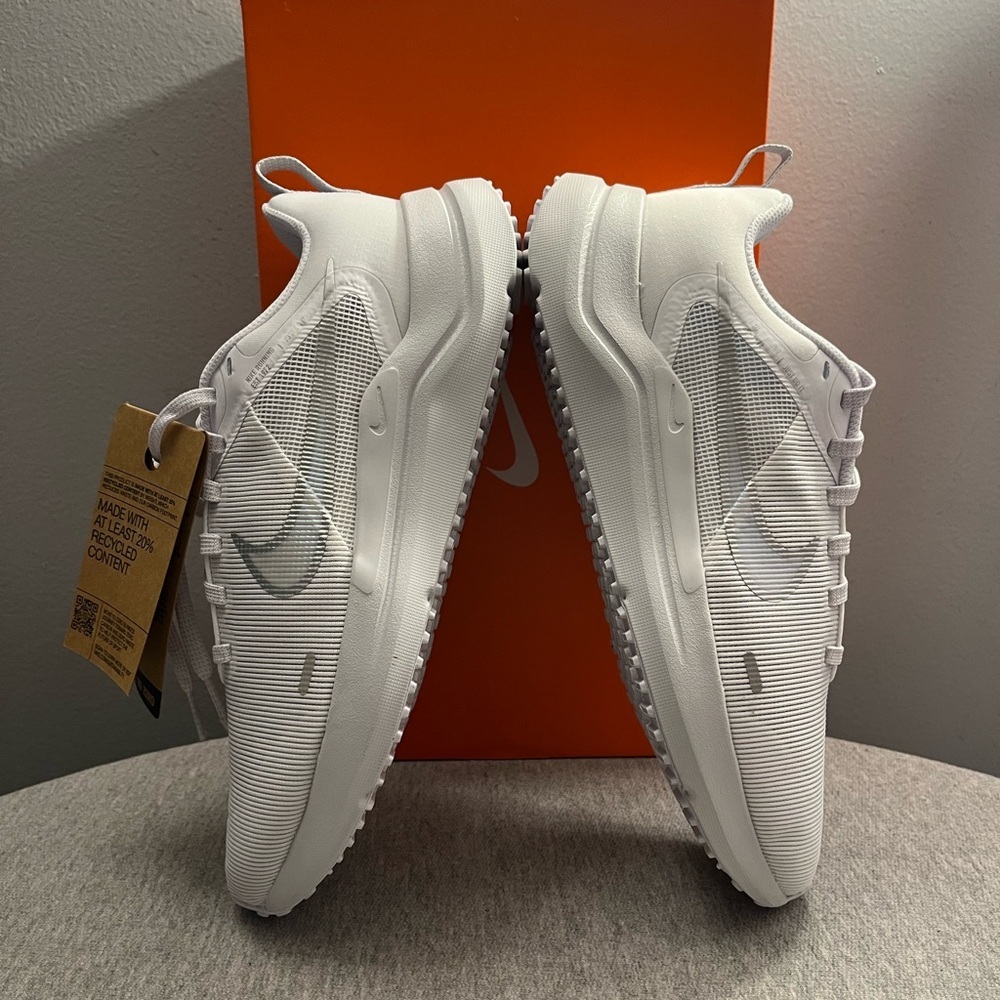 Nike Downshifter 12 White Silver Running Women’s Shoe Size 7.5 DD9294-100 - Picture 8 of 11